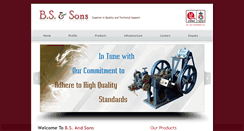Desktop Screenshot of bssons.in